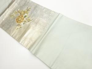 螺鈿金彩花唐草模様名古屋帯